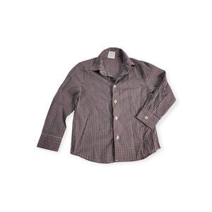 Van Heusen Boys Sz 5 Plaid Button Down Long Sleeve Shirt Preppy Holiday Party